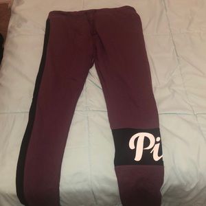 PINK drawstring sweatpants